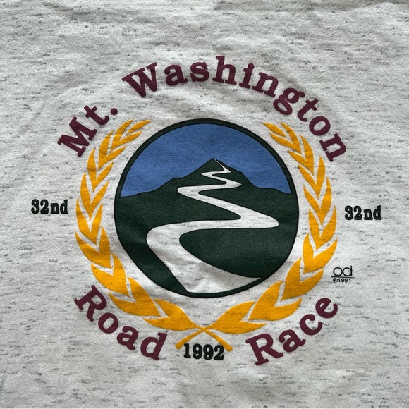 VINTAGE 90’s Oneita Mt. Washington New Hampshire Road Race Tee - Picture 6 of 9